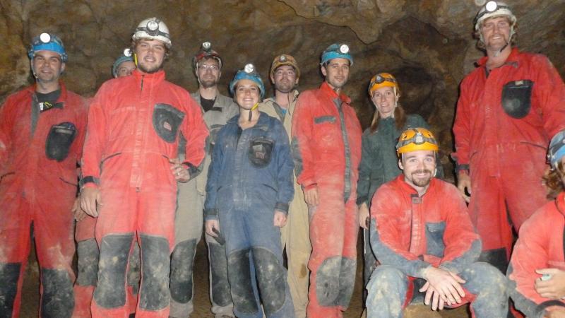 Exploring Stag Team in Buda cave