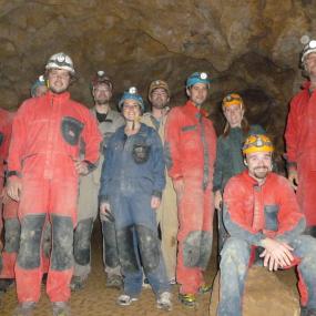 Exploring Stag Team in Buda cave